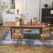 Dining Table , 106.3 in Large Extendable Kitchen Table - DTYStore