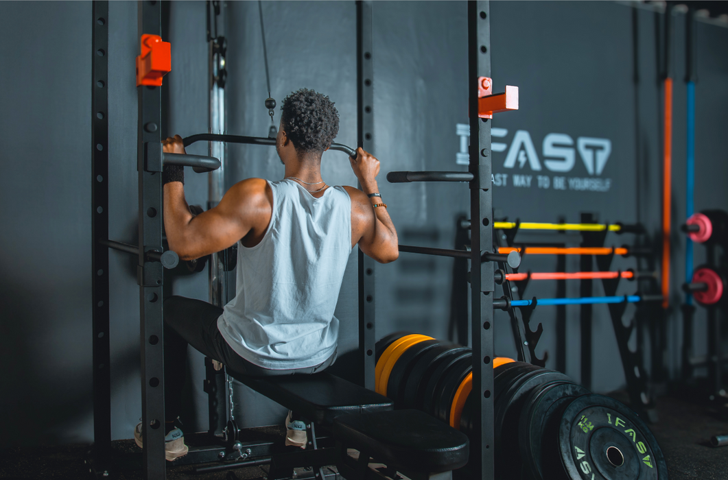 Multi-functional Power Cage,Home Adjustable Pullup Squat Rack 1000Lbs Capacity Comprehensive Fitness Barbell Rack - DTYStore