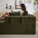 Modern Chenille Upholstered Sectional Sofa Couch Set,Modular 108" L Shaped Sectional Living Room Sofa Set With 6 Pillows,Free Combination Sofa Couch for Living Room,Bedroom(Right Chaise) - DTYStore