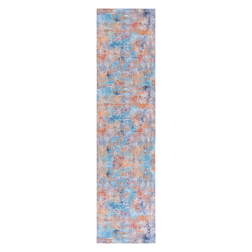 DTY Signature 2'6''x10' Runner, Washable Rug, Low-Pile, Non-Slip, Non-Shedding, Foldable, Kid & Pet Friendly - Area Rugs for living room, bedroom, kitchen, dining room rug (Multi, 2'6''x10') - DTYStore
