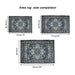 Area Rug 5x7 Vintage Bohemia Non-slip Washable Rug For Living Room Kitchen Bedroom Living Room Flower Design Blue/Brown - DTYStore