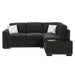 83.8" Sectional Pull-Out Sofa Bed L-Shaped Corner Sofa Couch with Storage Chaise, USB Ports, Power Sockets, Cup Holder for Living Room, Bedroom, Study, Black