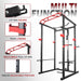 Multi-functional Power Cage,Home Adjustable Pullup Squat Rack 1000Lbs Capacity Comprehensive Fitness Barbell Rack - DTYStore