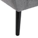 Modern Soft Linen Material Ergonomics Accent Chair Living Room Chair Bedroom Chair Home Chair With Black Legs For Indoor Home - DTYStore