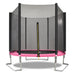 YC 8FT Trampoline Outer Net-Pink and black - DTYStore
