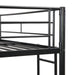 Full Over Full Metal Bunk Bed , No Box Spring Needed, Easy Assemble - DTYStore