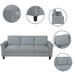 3-Seat Sofa Living Room Linen Fabric Sofa