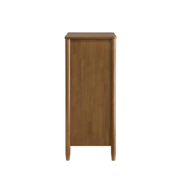 Vichy Wood and Rattan 4-Drawer Chest - DTYStore