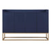 TREXM Modern Sideboard Elegant Buffet Cabinet with Large Storage Space for Dining Room, Entryway (Navy)