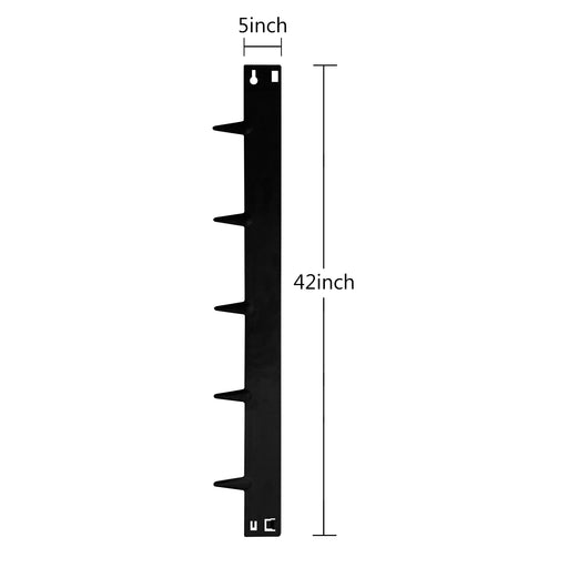 2-Pack Heavy Duty Corten Steel Landscape Edging – 42 Inch Strips, 5 Inch Depth Metal Edging for Landscaping, Easy to Install Hammer-in Edging for Durable and Waterproof Garden Borders - DTYStore
