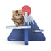 Cat Scratcher Post Board, Mount Fuji Shape Cat Scratching Lounge Bed, Durable Pad Prevents Furniture Damage