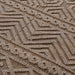 DTY Signature Collection 5X7 Mocha /Geometric Indoor/Outdoor Area Rug - DTYStore