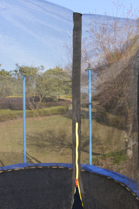 10 FT TRAMPOLINE OUTSIDE SAFETY NET WITH BASKETBALL HOOP - DTYStore
