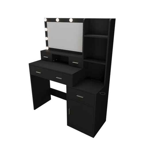 Newly Designed Smart Mirror Dressing Table with drawers and storage cabinet, dressing table with dressing pad for bedroom, dressing room - DTYStore