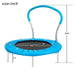 36' TRAMPOLINE WITH HANDLE(BL)-METAL - DTYStore