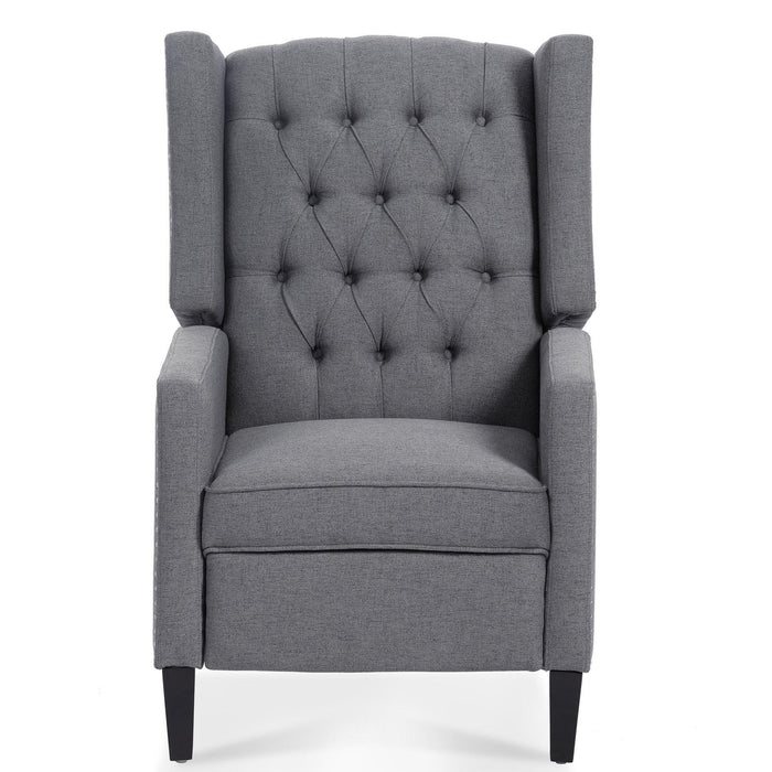 Manual Wing Chair Recliner - 27.16" Wide Comfort and Style for Your Living Space