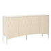 U_Style Elegant Sideboard Featuring Curved Bottom Doors with Arched Groove Design in a Stylish Four-Door Layout,Suitable for Living Rooms,Entrance and Study - DTYStore