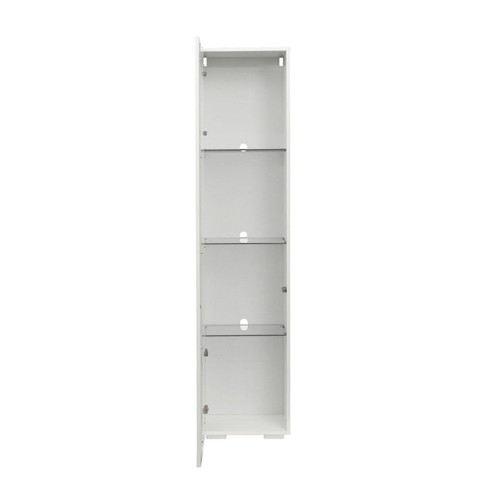 Side Cabinet With Aluminum Strip Lamp,