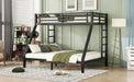 Metal Twin XL over Queen Bunk Bed for Teens and Adults,Space-Saving/Noise Reduced/No Box Spring Needed, Old SKU W1307S00045 - DTYStore