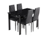 5-piece dining table set, dining table and chair