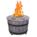Smokeless Firepit With Wood Pellet/Twig/Wood As The Fuel, Wood Look - DTYStore