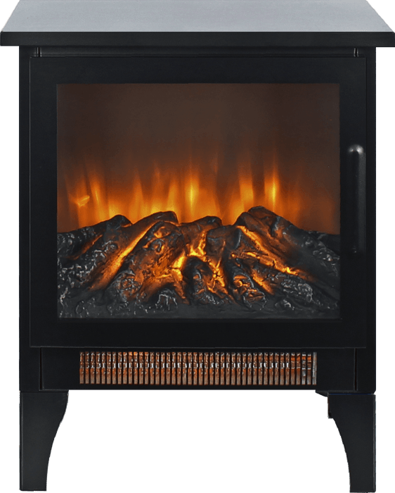 15 inch Freestanding Electric Fireplace Stove heater with 3D Flame effect