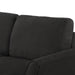 Living Room Furniture Love Seat Sofa Double Seat Sofa (Loveseat Chair)(Black)