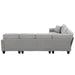 Modern U Shape Sectional Sofa Set with 3 Pillows for Living Room, Apartment, Office