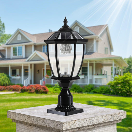 Solar Column Headlights With Dimmable LED(2 pack) - DTYStore
