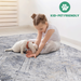 DTY Signature Collection 2X3 Blue/Grey /Geometric Non-Shedding Living Room Bedroom Dining Home Office Stylish and Stain Resistant Area Rug - DTYStore