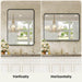 Bathroom Mirror Vanity Mirror for Wall,Aluminum Alloy Framed Wall Mirror Farmhouse,40"Ã—30" - DTYStore