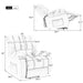 Massage Recliner Chair Electric Power Lift Recliner Chairs with Heat, Vibration, Side Pocket for Living Room Bedroom, Beige