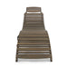 LAHAINA WOOD FOLDABLE CHAISE LOUNGE - GREY - DTYStore