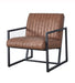 Modern Design High Quality PU(BROWN)+ steel armchair，for Kitchen, Dining, Bedroom, Living Room