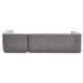 Modular Combination Living Room Sofa Set, Modern Minimalist Upholstered Sofa Bed, L-Shaped