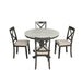 Orisfur. 5 Pieces Dining Table and Chairs Set for 4 Persons, Kitchen Room Solid Wood Table with 4 Chairs