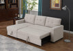 Upholstered Pull Out Sectional Sofa with Chaise for Comfortable Living Spaces