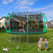 12FT Trampoline, Outdoor Trampolines for Kids and Adults, Recreational Trampoline with Enclosure Net & Ladder, Round Trampoline ASTM Approved - DTYStore