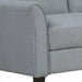 Living Room Furniture Loveseat Sofa and 3-seat sofa (Gray)