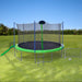 16FT Trampoline with Slide , Outdoor Trampoline for Kids and Adults with Enclosure Net and Ladder,football goal,backboard - DTYStore