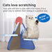 Cat Scratcher Post Board, Mount Fuji Shape Cat Scratching Lounge Bed, Durable Pad Prevents Furniture Damage