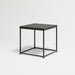 DTY Signature Hugo Steel Frame Side Table with Granite Top