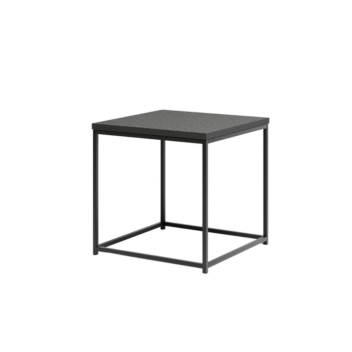 DTY Signature Hugo Steel Frame Side Table with Granite Top