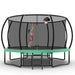 14FT Trampoline with Enclosure - Recreational Trampolines with Ladder and AntiRust Coating, ASTM Approval Outdoor Trampoline for Kids - DTYStore