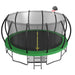 15FT Trampoline with Basketball Hoop - Recreational Trampolines with Ladder ,Shoe Bag and Galvanized Anti-Rust Coating - DTYStore