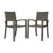 Outdoor Dining Chairs, Grey 63223.00GRY, KD - DTYStore