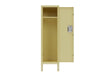 1 Door Tall Single Metal Locker-Retro Style Storage Cabinet--Industrial Furniture--For Living Room/Bedroom/Storage Room/Gym/School--Yellow