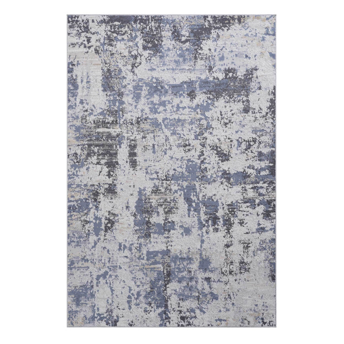 DTY Signature Collection 6X9 Grey/Denim /Abstract Non-Shedding Living Room Bedroom Dining Home Office Stylish and Stain Resistant Area Rug - DTYStore
