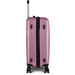 3 Piece Lightweight Luggage Set with TSA Lock, Durable Spinner Wheels and Hooks, Cross Striped