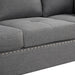 104.5" Reversible Sectional Sofa Space Saving with Storage Ottoman Rivet Ornament L-shape Couch for Small or Large Space Dorm Apartment